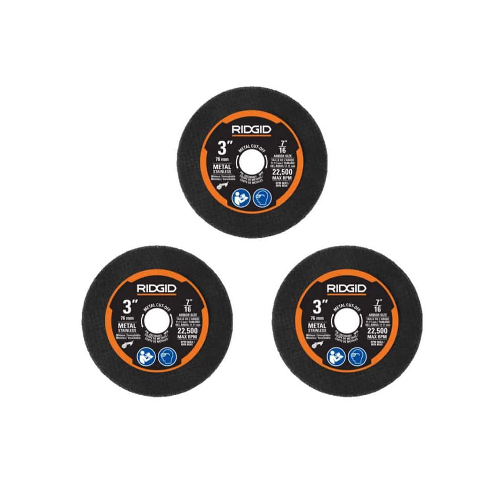 Metal Cut-Off Wheel Kit (3-Piece)