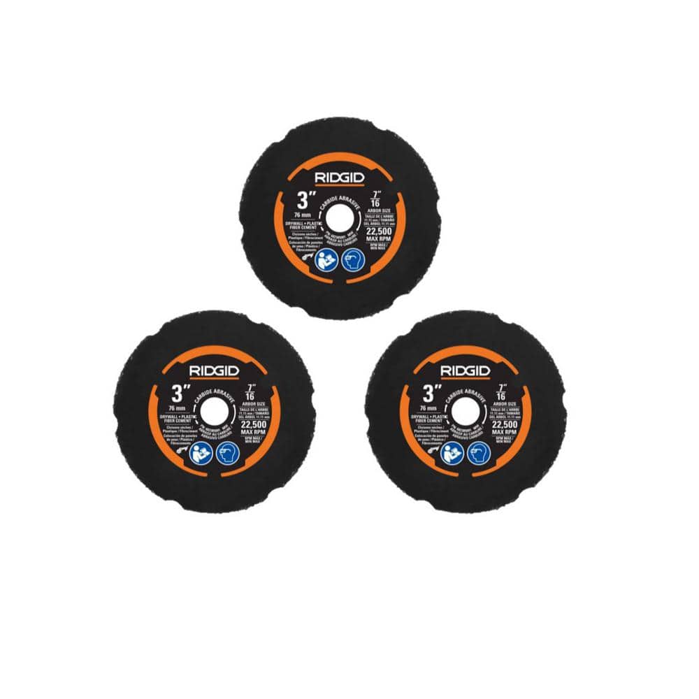 Carbide Cut-Off Wheel Set (3-Piece)